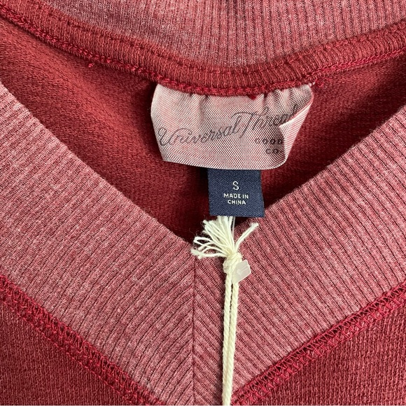 UT NWT Red V-Neck Cotton Sweater - Picture 9 of 14